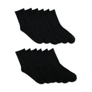AND1 Men's Lightweight Mid Crew Socks, 12-Pack