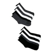 AND1 Mens Socks, Lightweight Mid Crew Socks, 12-Pack