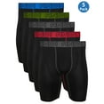 thumbnail image 1 of AND1 Men's Long Leg Performance Boxer Brief, 5 Pack, 1 of 4