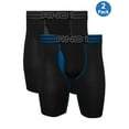 thumbnail image 1 of AND1 Men's Longer Length Performance Boxer Briefs, 2 Pack, 1 of 4