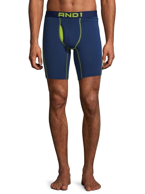 Men's Longer Length Performance Boxer Briefs, 2 Pack