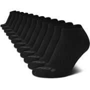 AND1 Mens Low Cut Socks - 12 Pack Performance Stretch Athletic Compression Socks for Men - Sports No Show Socks 6-12.5