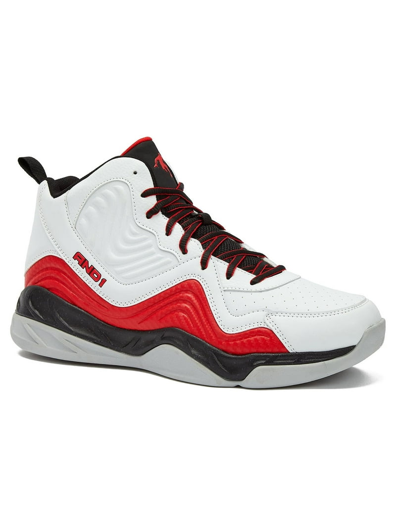 AND1 Men's Maverick High-Top Basketball Shoes Comfortable Lace-Up - Main Image