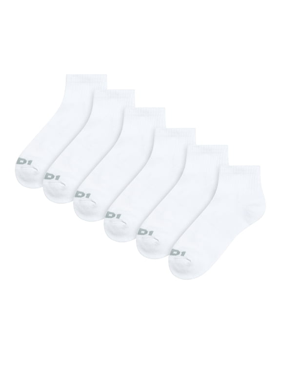Men's Socks, Performance Cushion Ankle Socks, 6-Pack