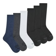 AND1 Men's Socks, Performance Cushion Crew Socks, 6-Pack