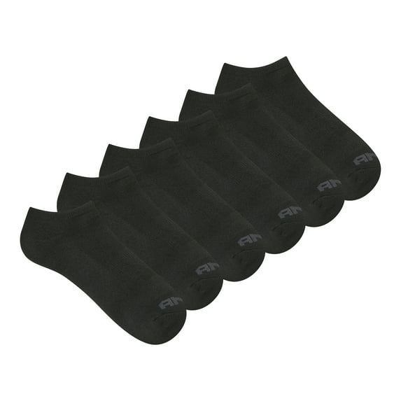 AND1 Men's Socks, Performance Cushion Low Cut Socks, 6-Pack