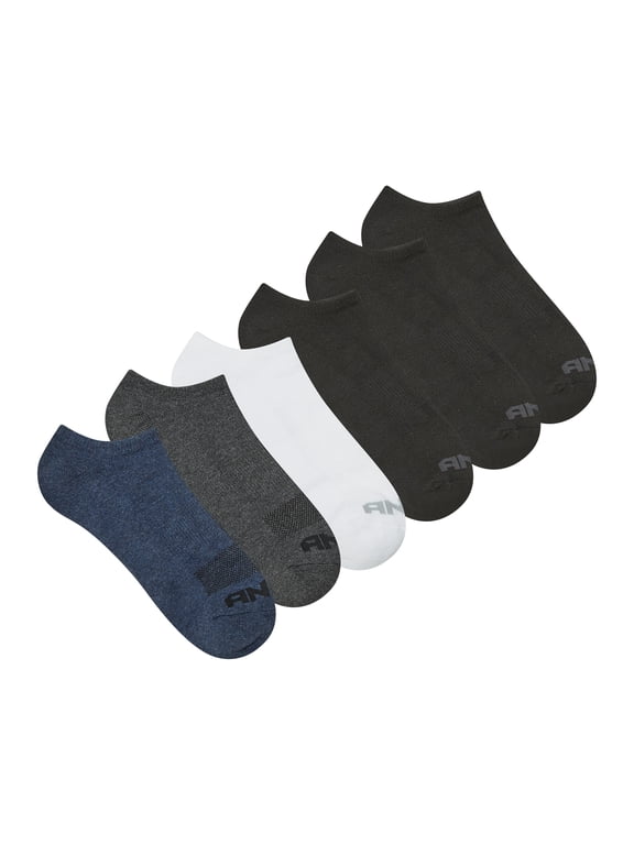 Men's Socks, Performance Cushion No Show Socks, 6-Pack