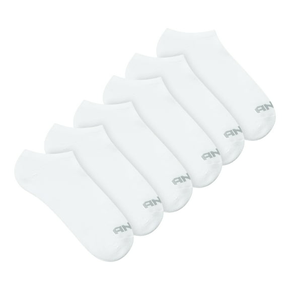 AND1 Men's Socks, Performance Cushion No Show Socks, 6-Pack