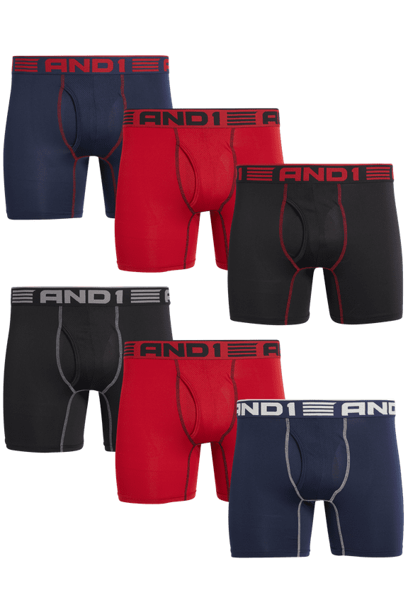 Men's Pro Platinum Boxer Briefs, 6 Pack, 6"