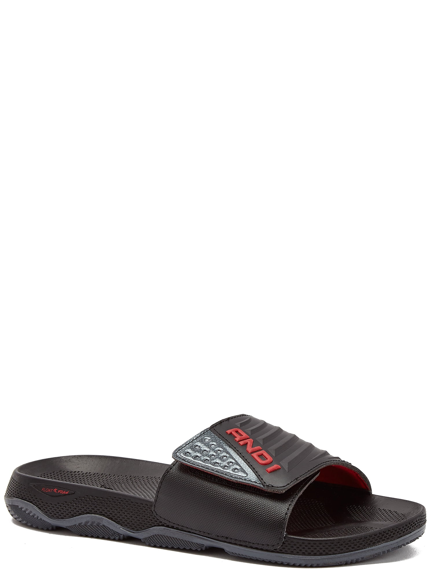 AND1 Men's Swish 2.0 Adjustable Slide Sandals - Walmart.com