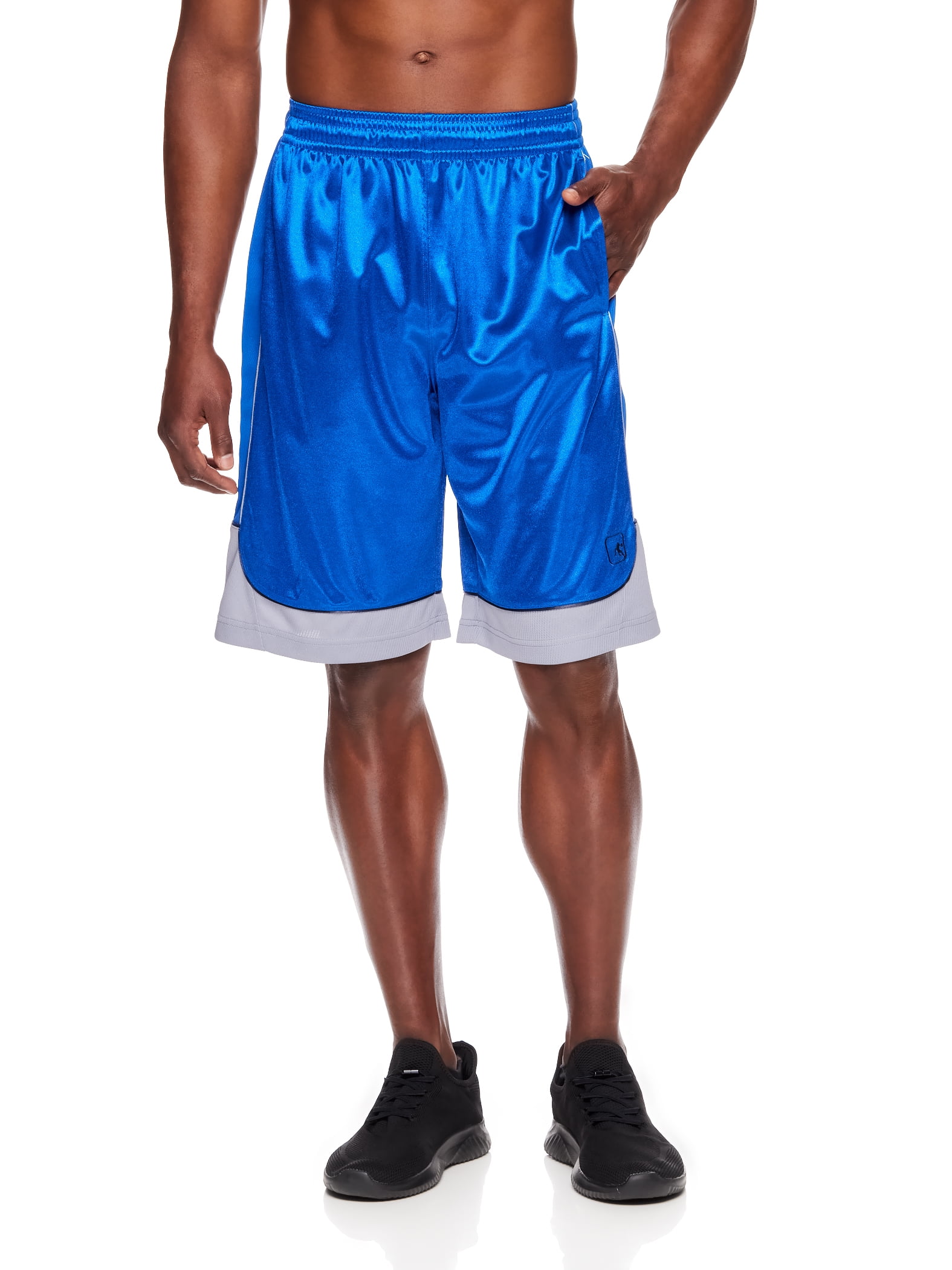 AND1 Men's and Big Men's Active All Courts 11" Basketball Shorts, Up To Size 5XL