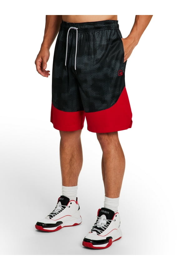 Men's and Big Men's Active Dribbling Short, 10" Inseam, up to Size 5XL