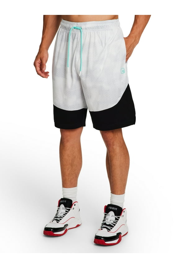 Men's and Big Men's Active Dribbling Short, 10" Inseam, up to Size 5XL