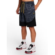 AND1 Men's and Big Men's Active Dribbling Short, 10" Inseam, up to Size 5XL
