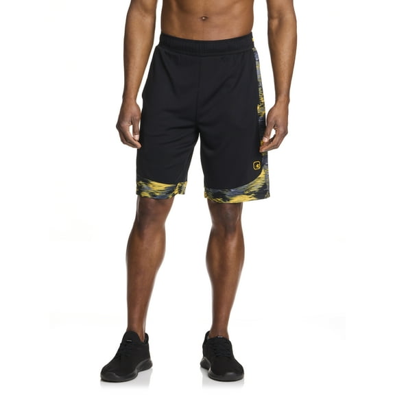 AND1 Men's and Big Men's Active Dribbling Short, 10" Inseam, up to Size 5XL