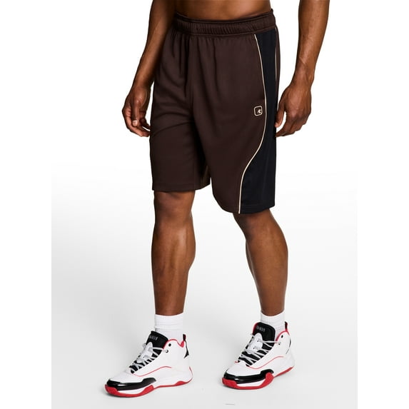 AND1 Men's and Big Men's Active Enforcer Short, 10" Inseam, up to Size 5XL