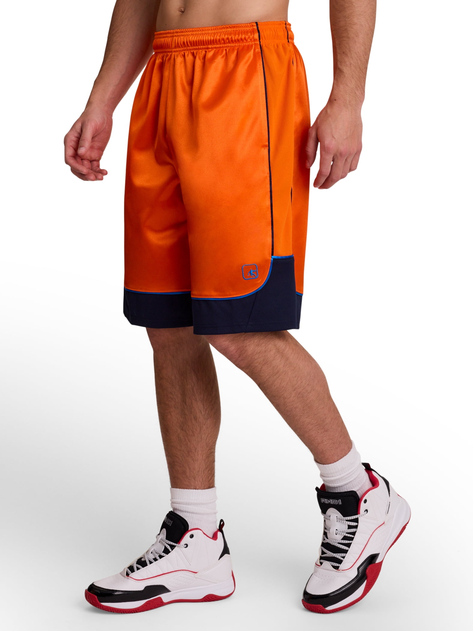 AND1 Men's and Big Men's All Court Colorblock Short, 11