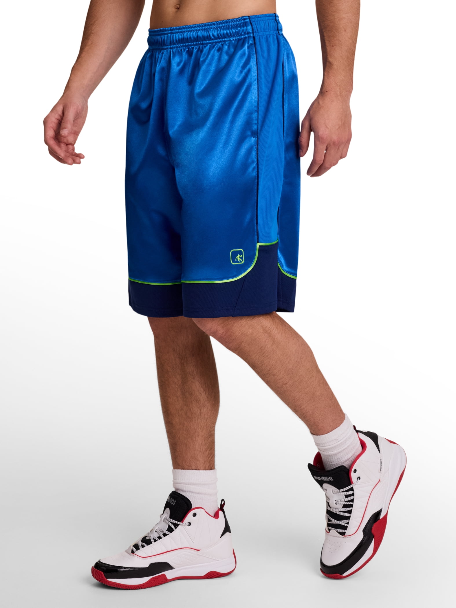 AND1 Men's and Big Men's All Court Colorblock Short, 11