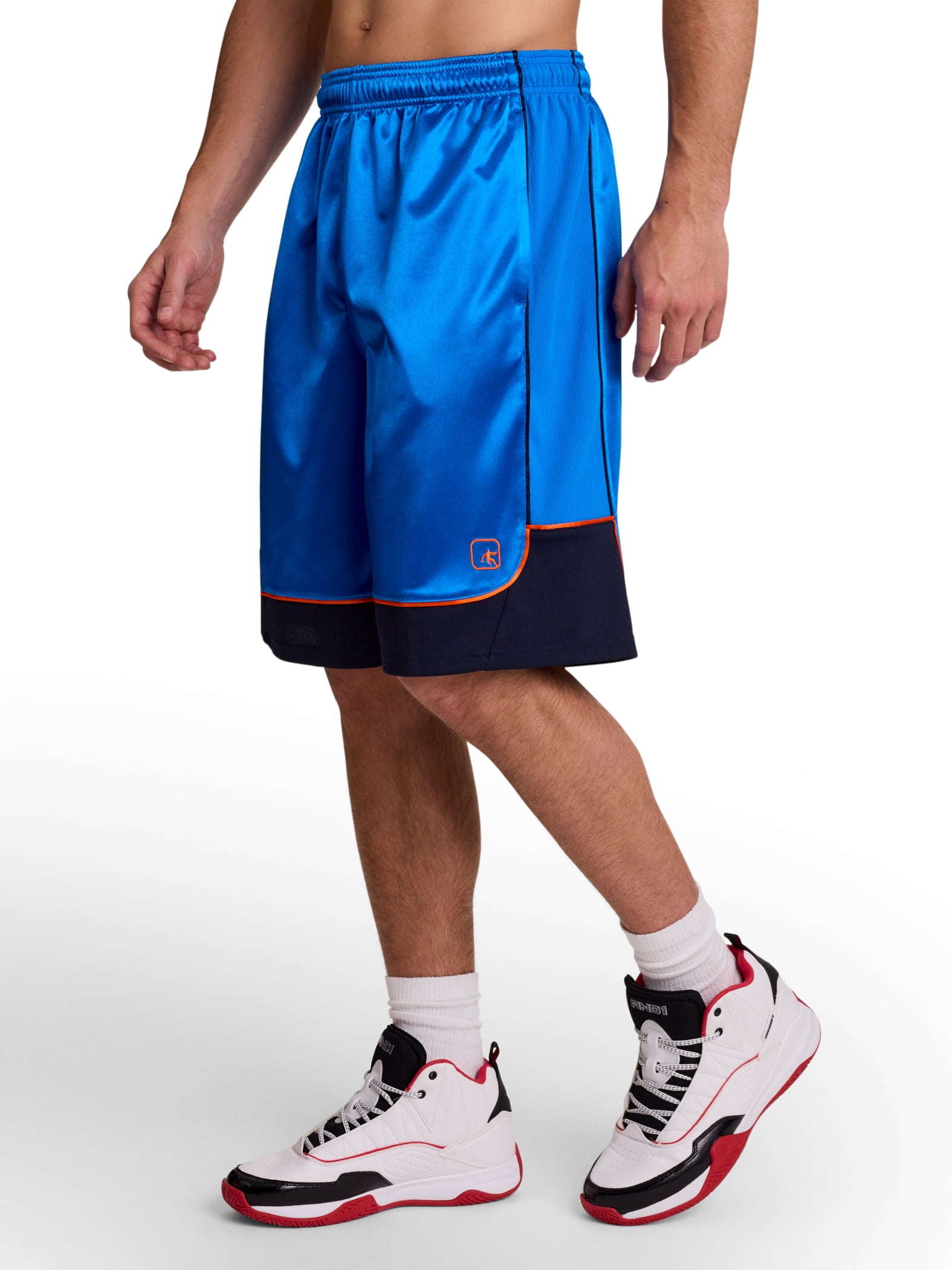 AND1 Men's and Big Men's All Court Colorblock Short, 11