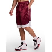 AND1 Mens and Big Mens All Court Colorblock Short, 11" inseam, up to Size 5XL