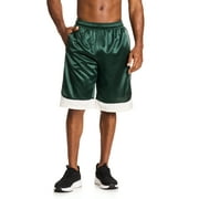 AND1 Mens and Big Mens All Court Colorblock Short, 11" inseam, up to Size 5XL
