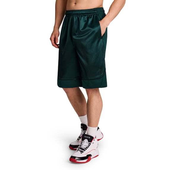 AND1 Men's and Big Men's All Court Short, 11" inseam, up to Size 5XL