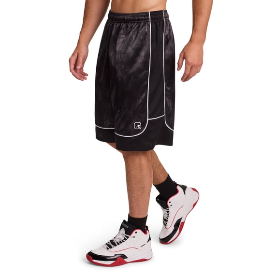 AND1 Men's and Big Men's All Court Short, 11" inseam, up to Size 5XL