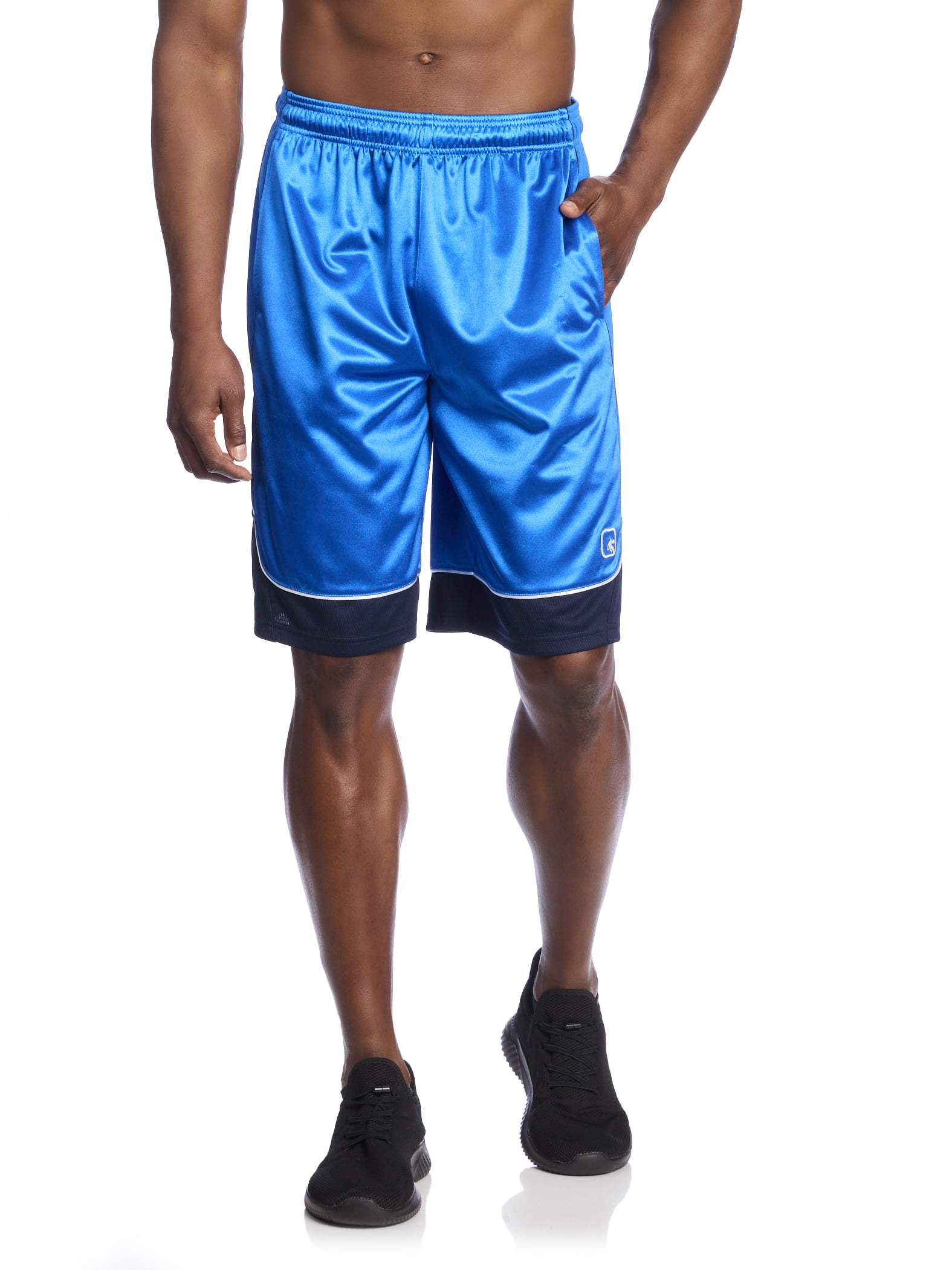 AND1 Men's and Big Men's All Court Short, 11" inseam, up to Size 5XL