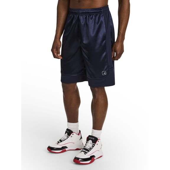 AND1 Men's and Big Men's All Court Solid and Colorblock Short, 11" inseam, XS-5XL