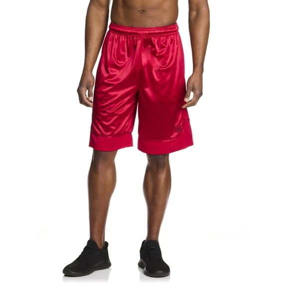 AND1 Men's and Big Men's All Court Short, 11" inseam, up to Size 5XL