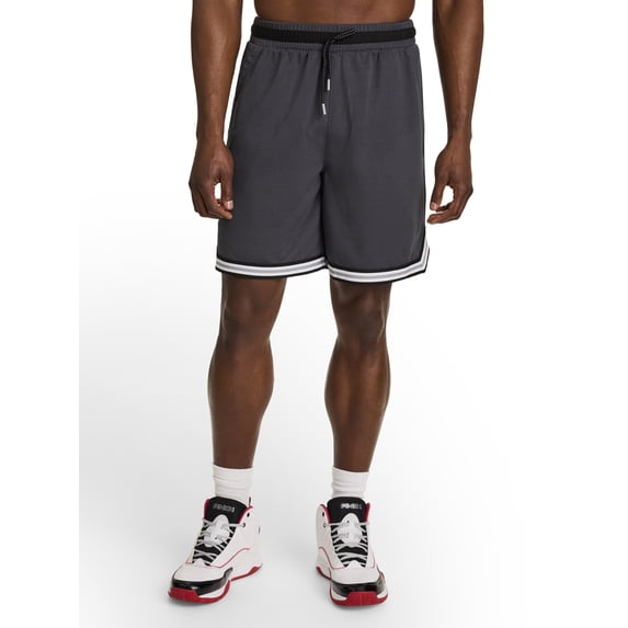 AND1 Men's and Big Men's Challenger Short, 8" inseam, Sizes XS-5XL