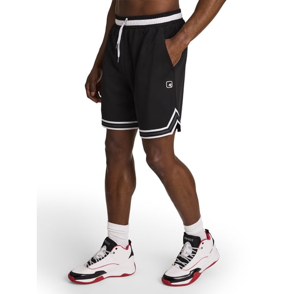 AND1 Men's and Big Men's Challenger Short, 8" inseam, Sizes XS-5XL