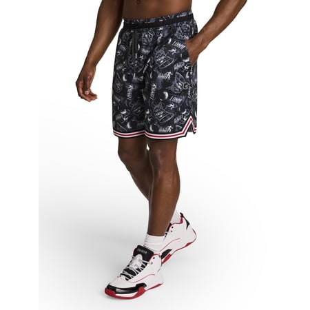 AND1 Men's and Big Men's Challenger Short, 8" inseam, Sizes XS-5XL