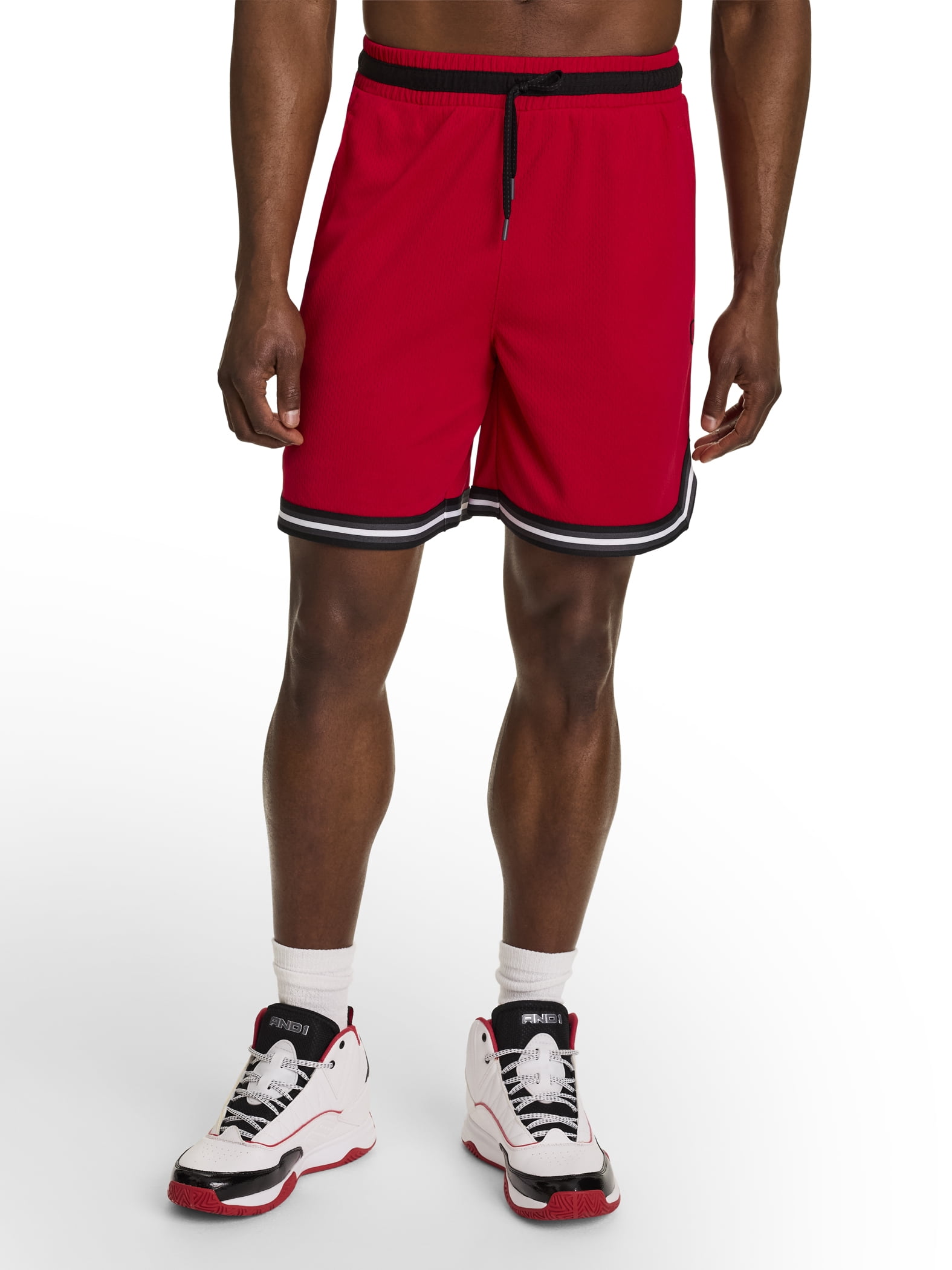 AND1 Men's and Big Men's Challenger Short, 8" inseam, Sizes XS-5XL