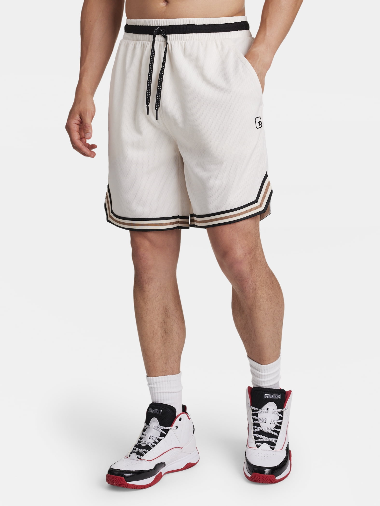 AND1 Men's and Big Men's Challenger Short, 8" inseam, Sizes XS-5XL