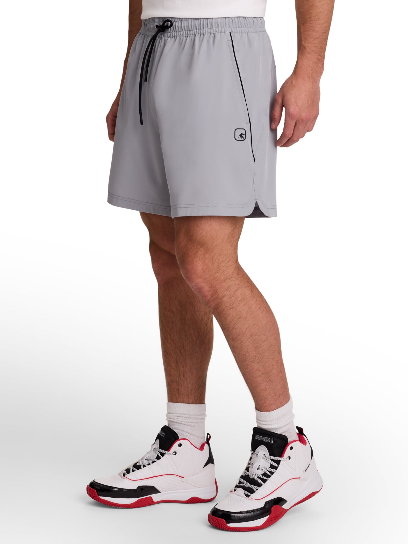 AND1 Men's and Big Men's Drafting Short, 6" inseam, Sizes XS-5XL