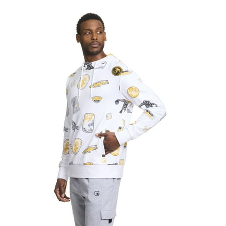 AND1 Men's and Big Men's Fadeaway Pullover Hoodie, up to Size 3XL