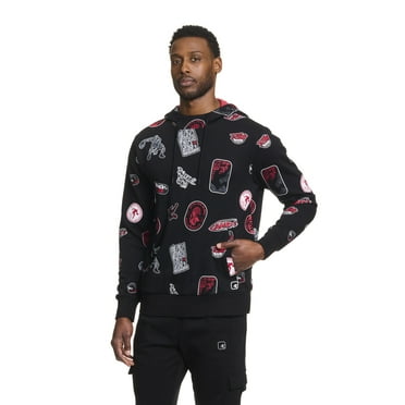 AND1 Men's and Big Men's Fadeaway Pullover Hoodie, up to Size 3XL