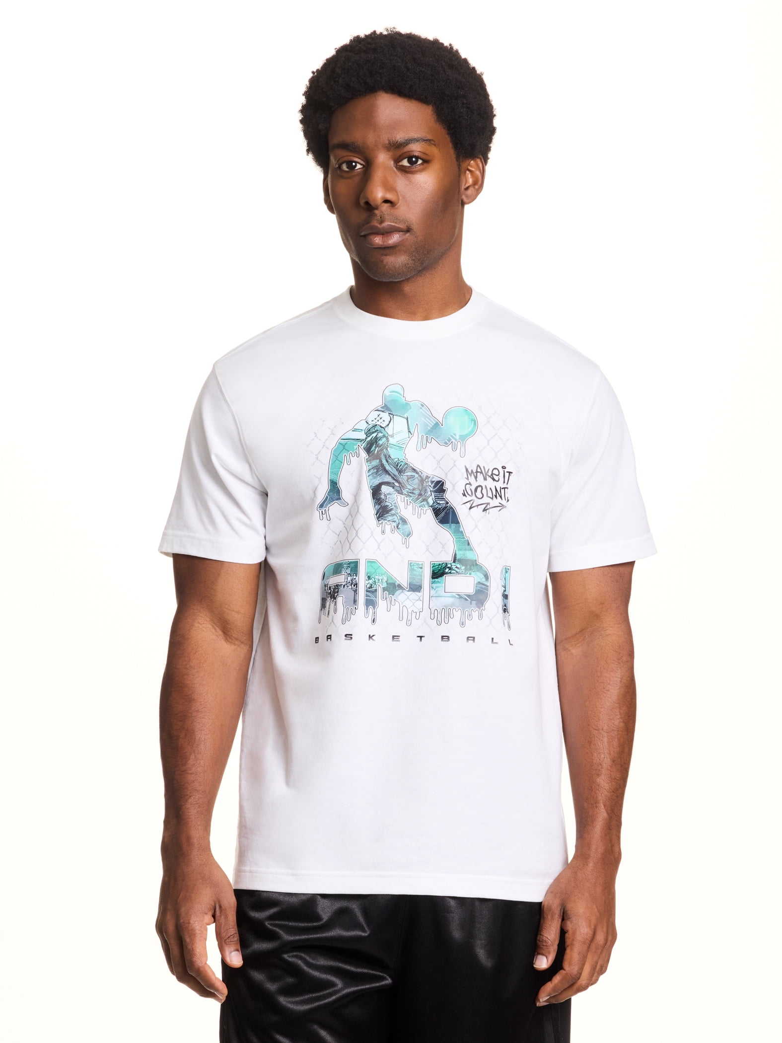 AND1 Men's and Big Men's Graphic T-Shirt, up to Size 3XL - Walmart.com