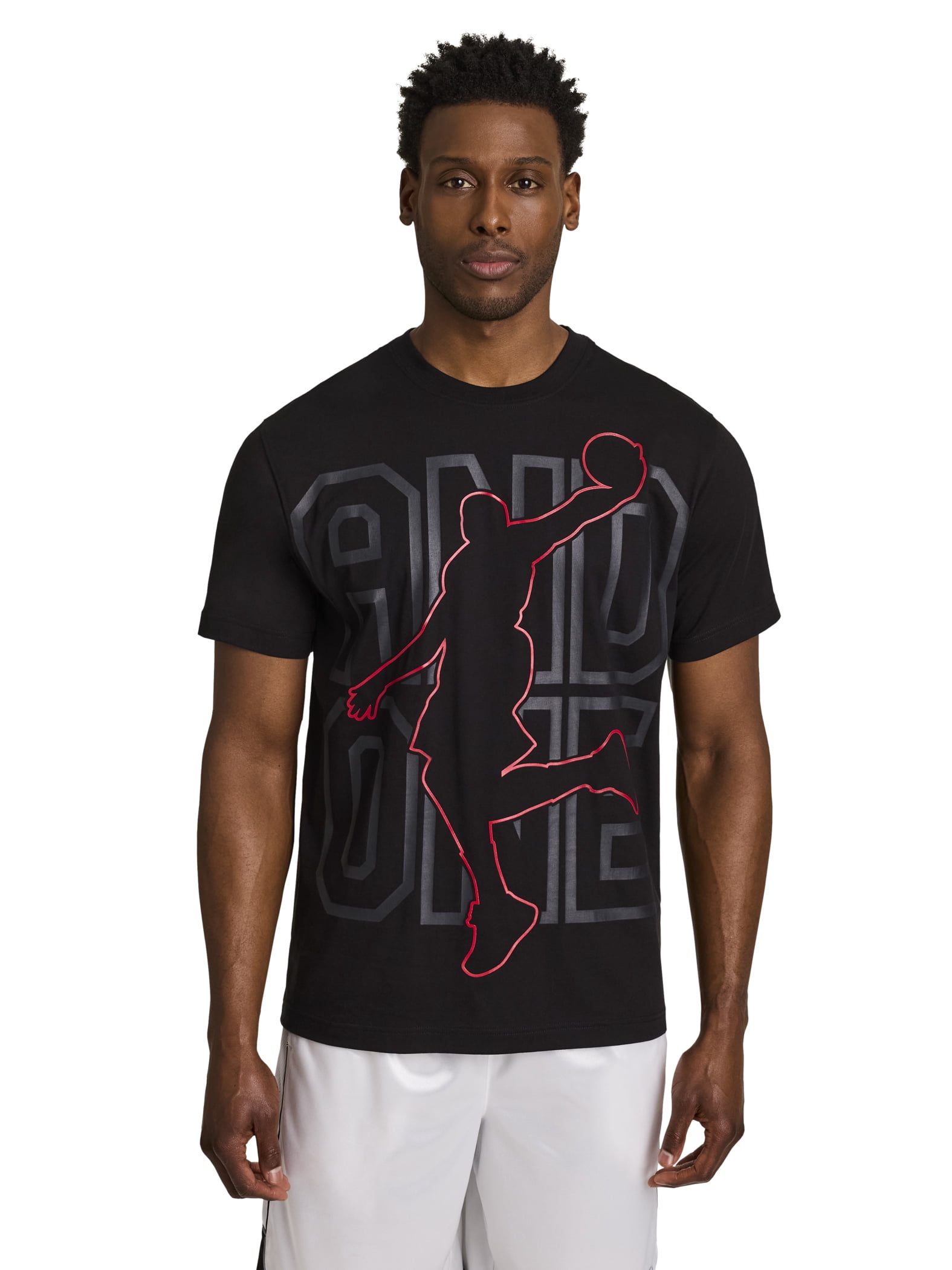 AND1 Men's and Big Men's Graphic T-Shirt, up to Size 5XL