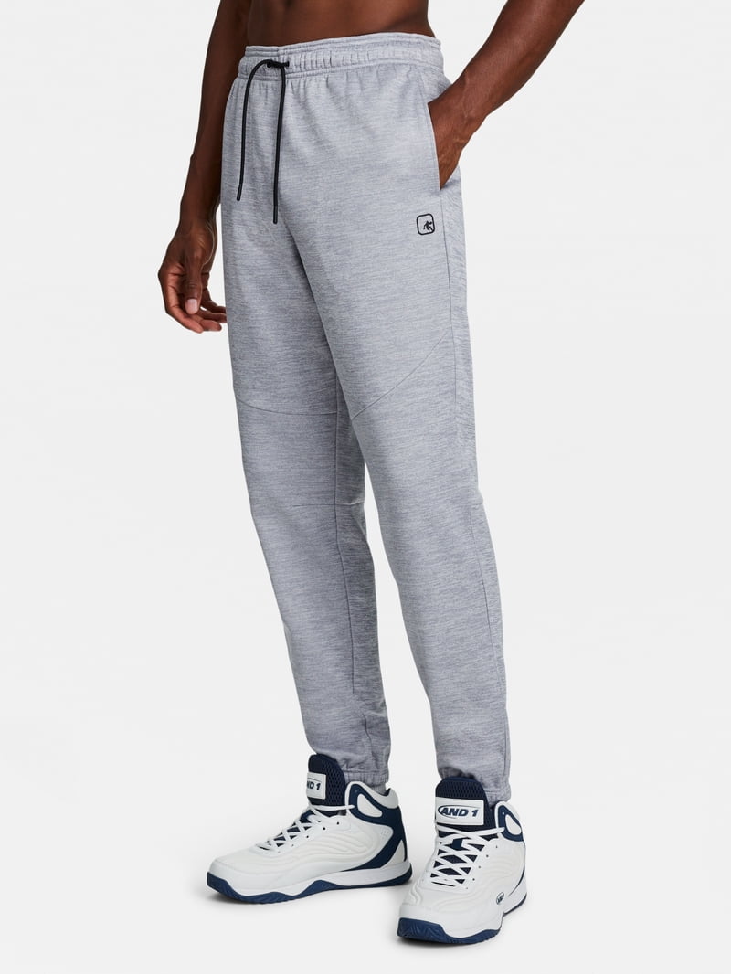 AND1 Men's and Big Men's Power Forward Fleece Sweat Pants, Sizes