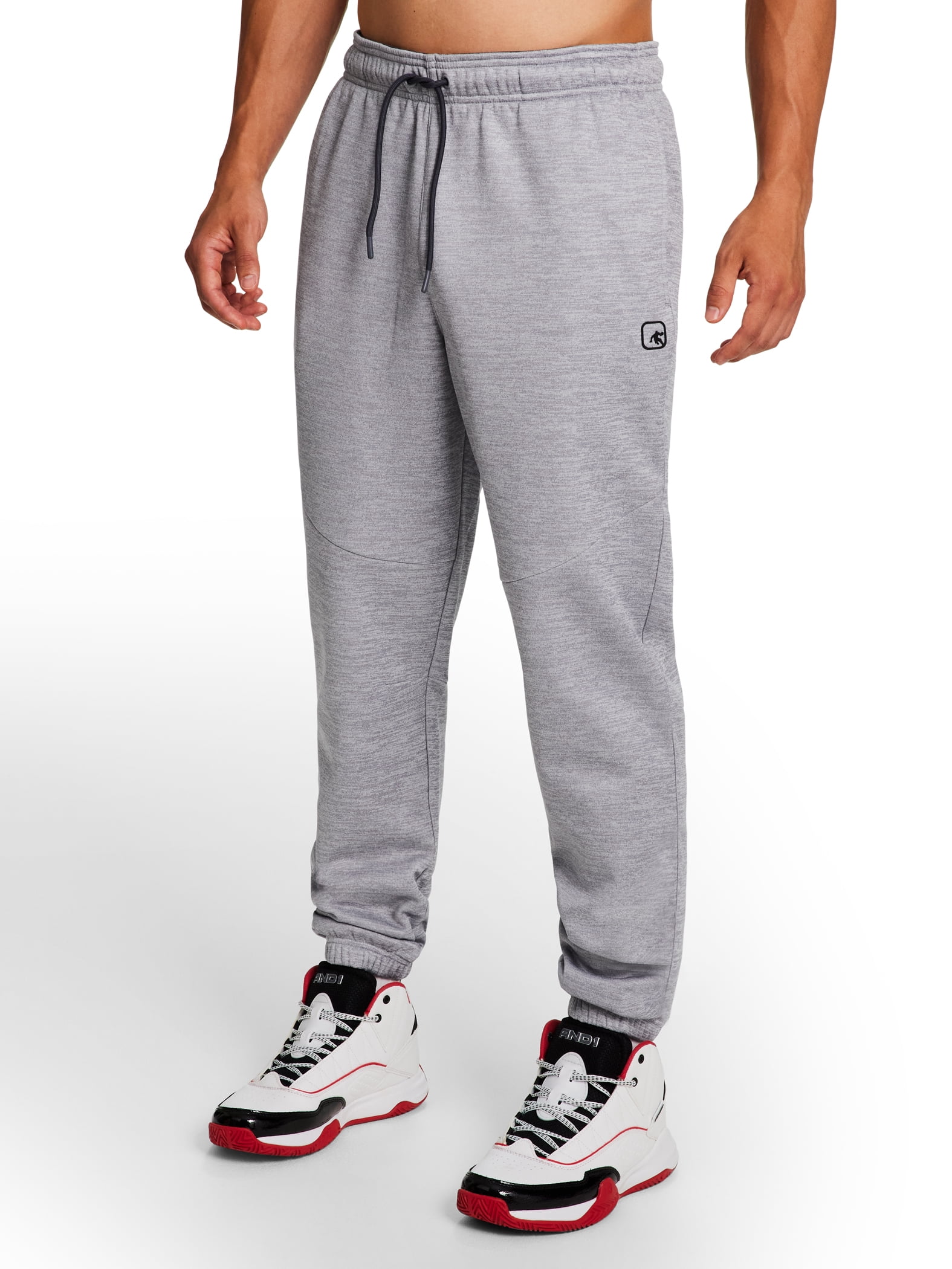 AND1 Men's and Big Men's Power Forward Fleece Sweat Pants, Sizes XS-5XL