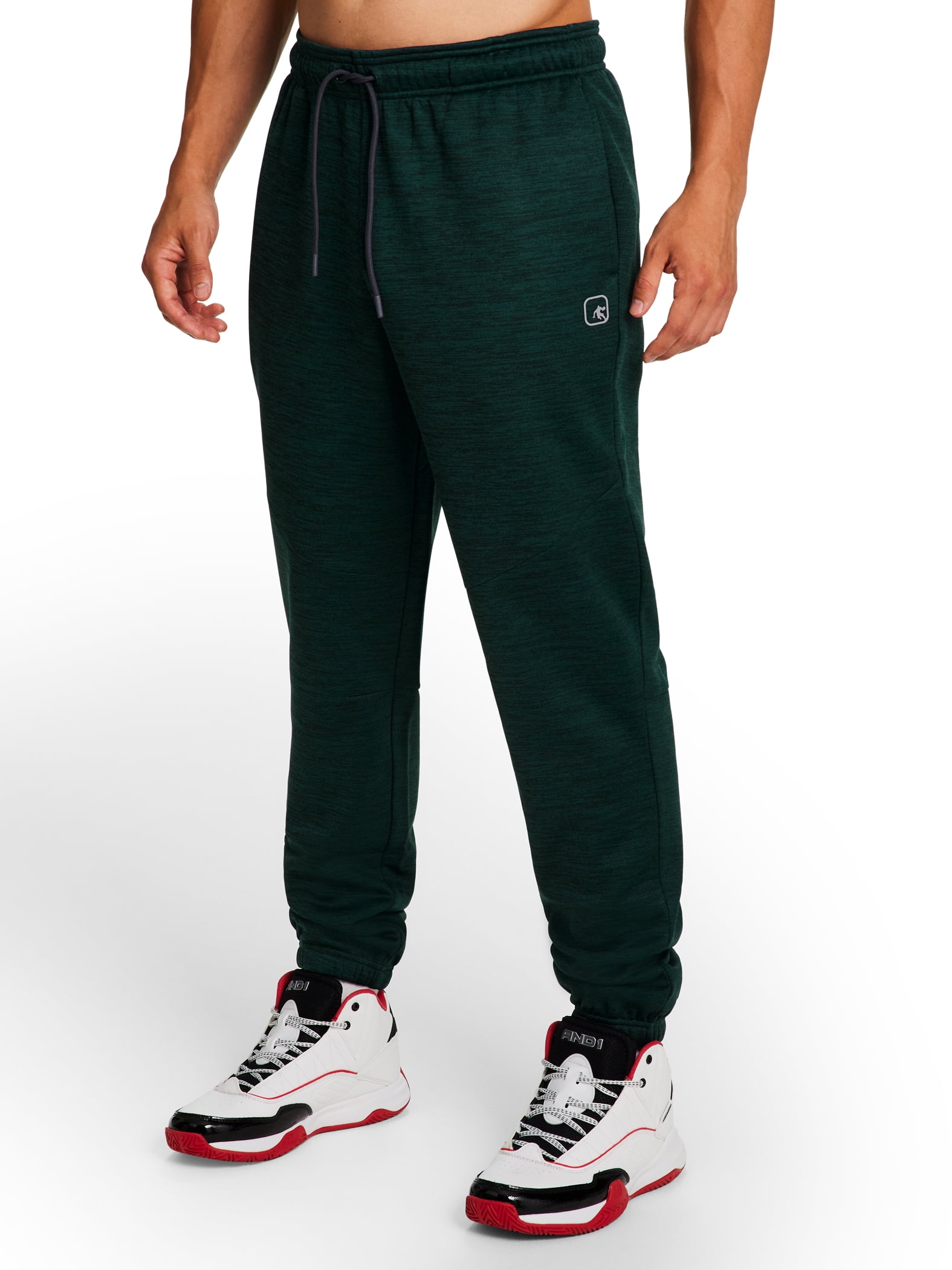 AND1 Men's and Big Men's Power Forward Fleece Sweat Pants, Sizes