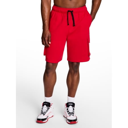 AND1 Men's and Big Men's Ultimate Cargo Short, 10" Inseam, up to Size 3XL