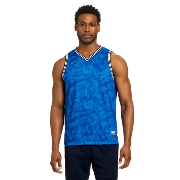 AND1 Men's and Big Men's Unbeatable Basketball Tank, up to Size 5XL