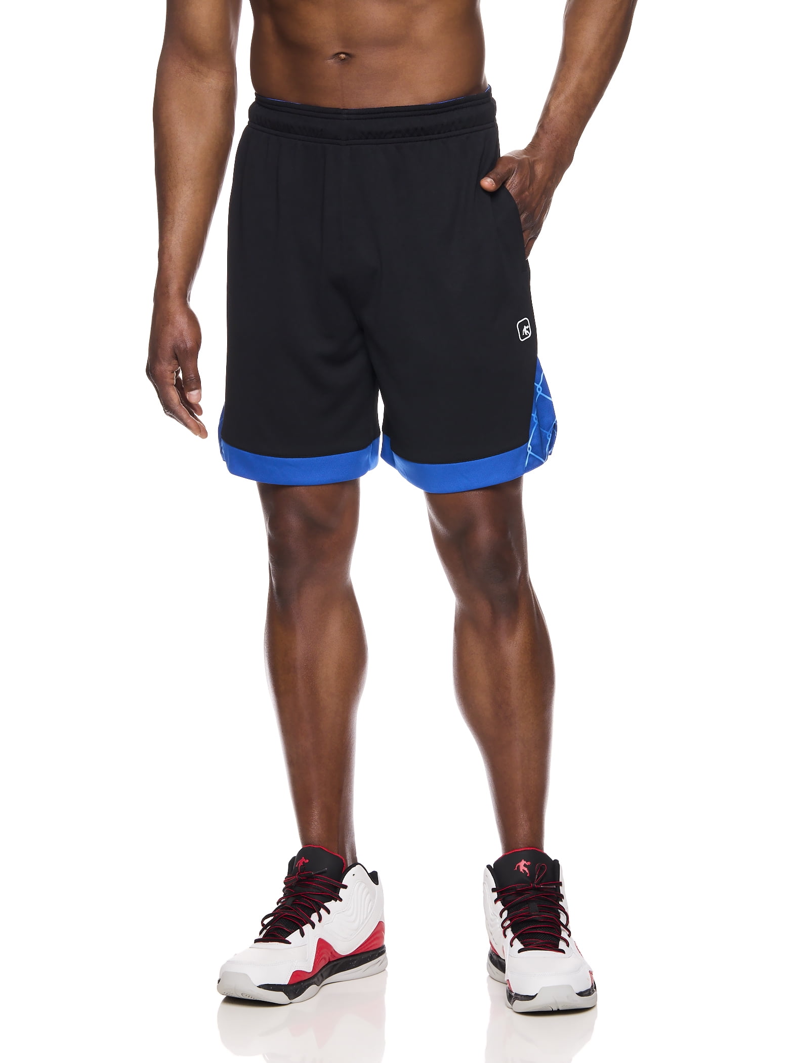 AND1 Mens and Big Men's Offense 8" Shorts, up to Size S-5XL