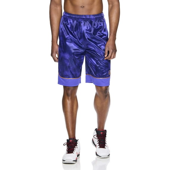 AND1 Mens and Big Mens All Courts 11" Printed Shorts, up to Sizes 5XL