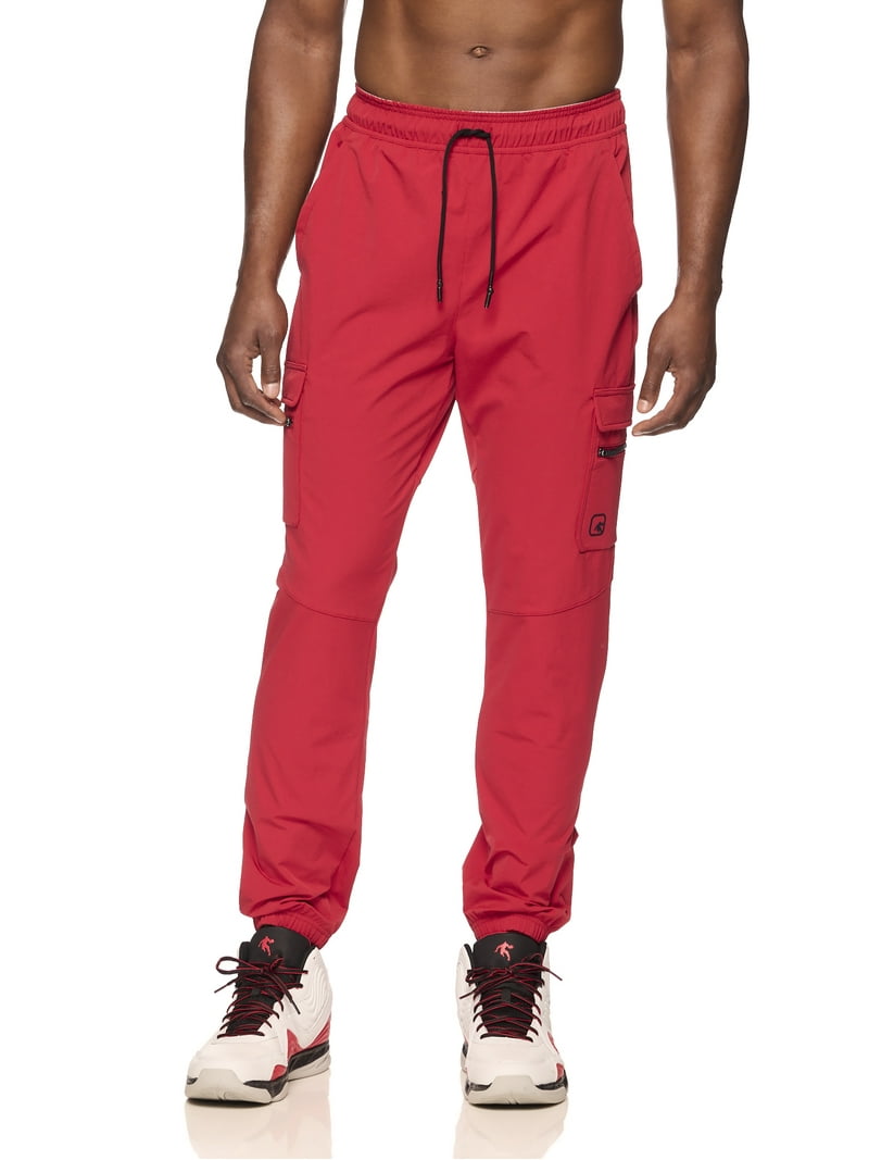 AND1 Mens Big Mens Fleece Cargo Sweatpants Cargo Pants, Sizes S