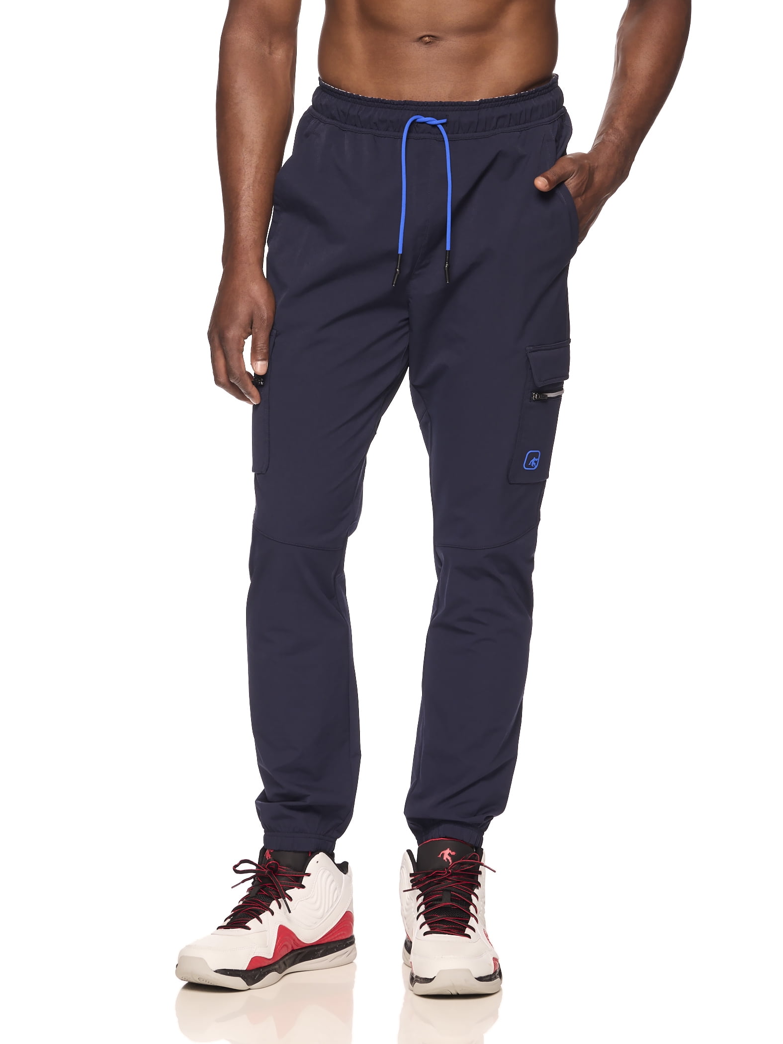 AND1 Mens Cargo Pants, Sizes up to 5XL, Nylon Spandex