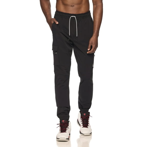 AND1 Mens & Big Mens Fleece Cargo Sweatpants Cargo Pants, Sizes S-5XL